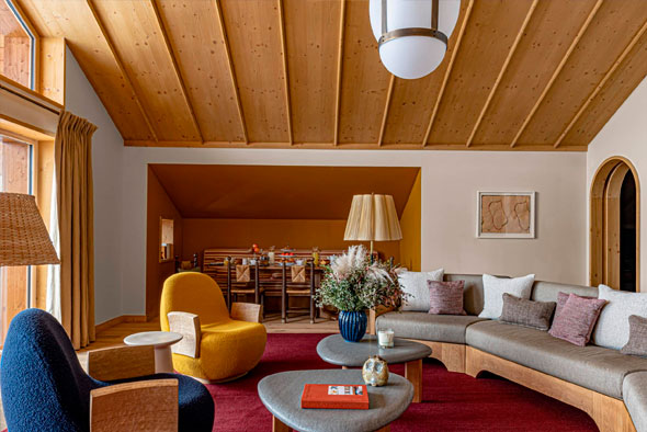 Rooms, suites and chalets in absolute comfort