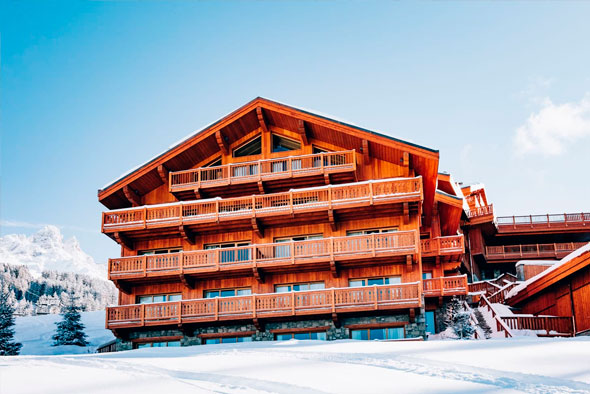 A mountain setting at the top of Méribel