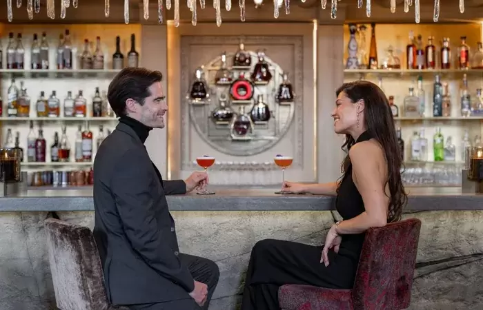The Le 8611 bar at Le K2 Palace, Courchevel 1850