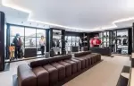 The lounge of the hotel ski shop, Le K2 Palace, Courchevel 1850