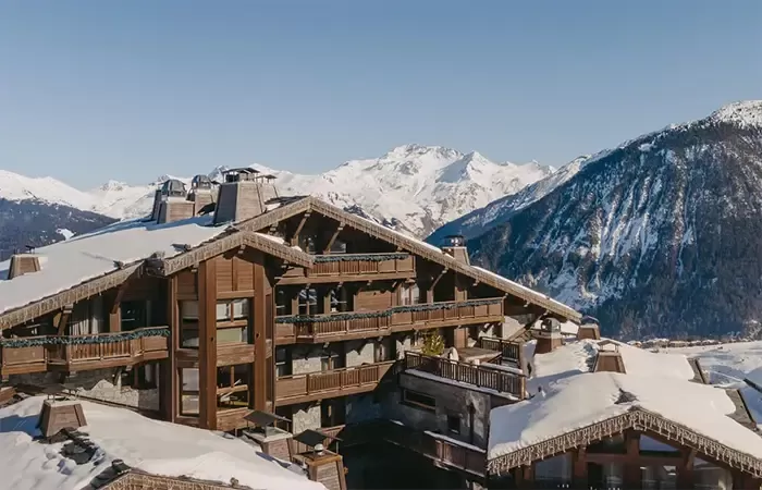 Fouquets courchevel exterior winter