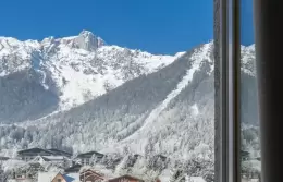 Prestige Plus Room with sofa, double bed and writing desk, Hotel Mont-Blanc Chamonix