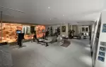 The fitness area at Le K2 Altitude, Courchevel 1850