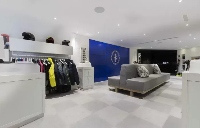 The hotel ski shop, Le K2 Altitude, Courchevel 1850