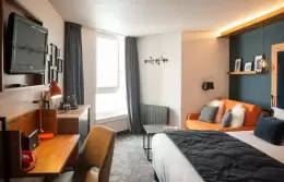 Double Room with village view, desk area and sofa, Fahrenheit Seven Val Thorens