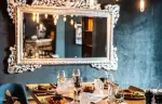 Table set with sharing plates at the Le Zinc gastro bar, Fahrenheit Seven Val Thorens