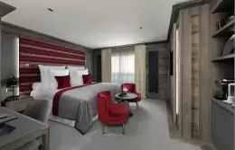 The lounge area in an Executive Room at Le K2 Chogori, Val d'Isere