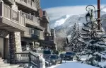 The hotel in the evening at Le K2 Chogori, Val d'Isere
