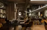 The dining room at Le Bottleneck, Le K2 Chogori, Val d'Isere
