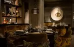 A laid table at Le Bottleneck, Le K2 Chogori, Val d'Isere