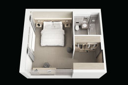 Comfort double forest view