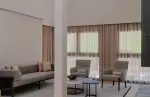 Lounge area in the Dolomites suite at Rosa Alpina.
