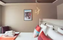 Floor plan of the 2-Bedroom Premium duplex at Fahrenheit Seven Les Menuires