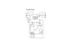 Floor plan of the three bedrooms on the fourth floor at No. 14 Verbier